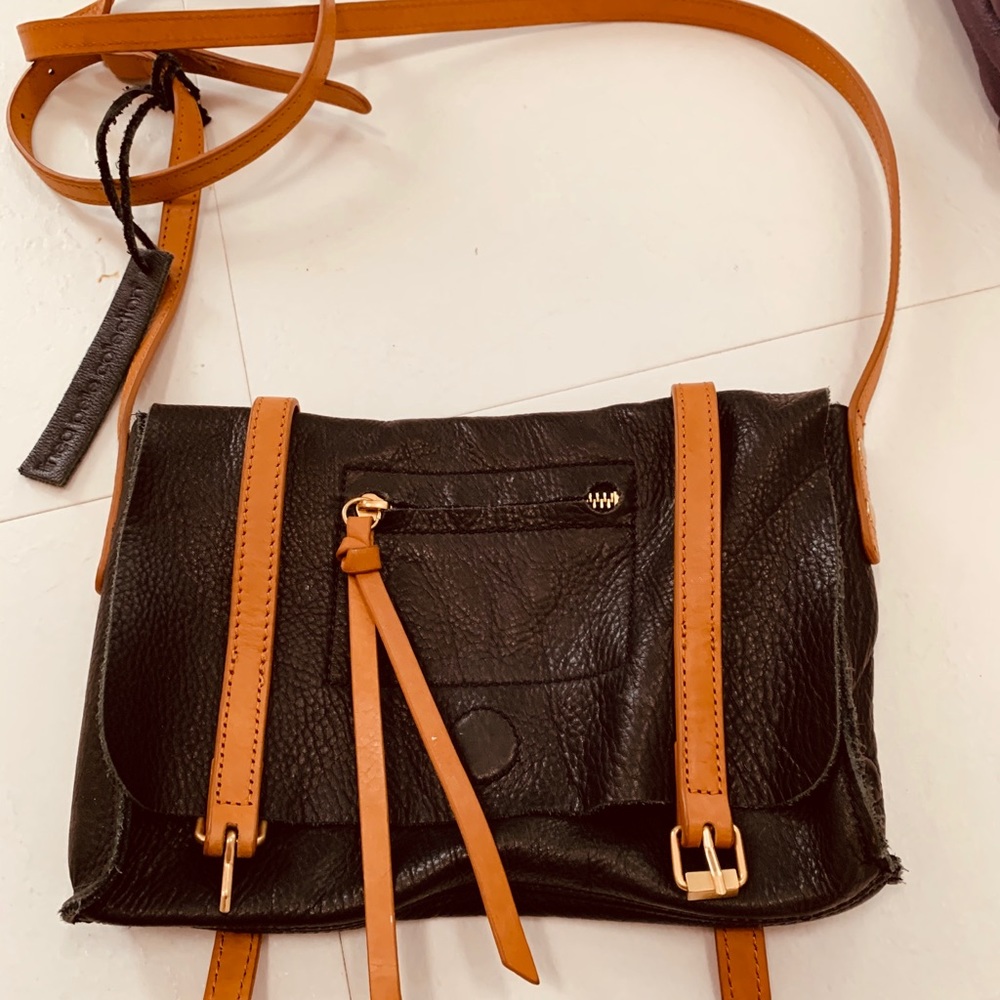 Black with tan strip